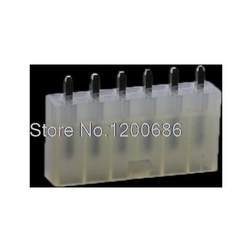 Molex 4.2mm pitch single row straight pin 6p 5557 connector PCB circuit board plug 6 pin connector