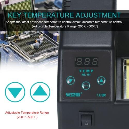 60W AL-01 Soldering Station with Constant Temperature Digital Display Welding Tool Adjustable Temperature Repairing Tool