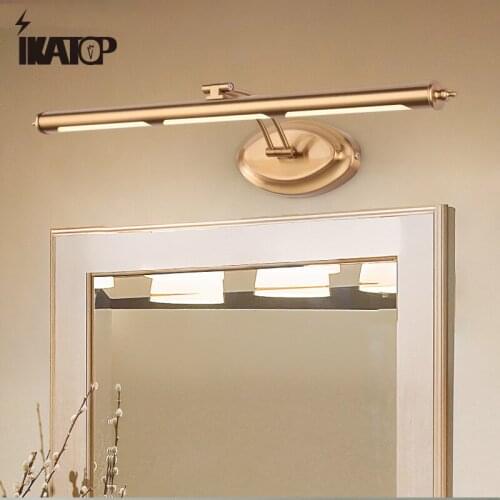 Simple and Modern Yellow Led Bathroom Light Hotel European Wall Mirror Cabinet Light Multi-Purpose Wall Light Home