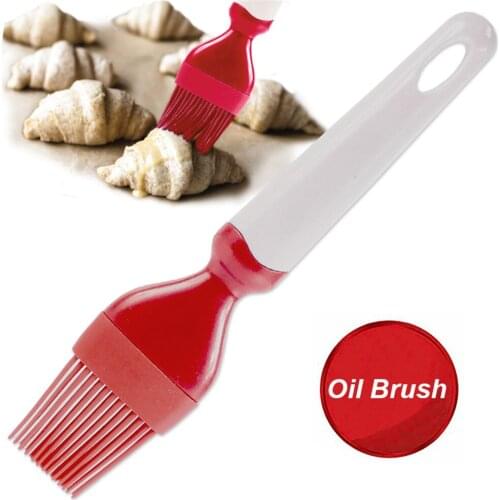 Silicone Basting Pastry Brush Oil Brushes For Cake Bread Butter Baking Tools Kitchen Safety BBQ Brush 22.5*5cm