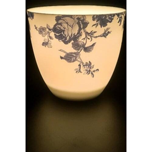 Blue and white porcelain Candle Holder Candlestick Creative Christmas Party Wedding Festival Dinner Home Decor Craft Gifts