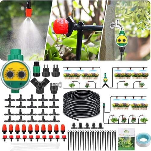 Drip Irrigation System Garden Hose Adjustable Drip Irrigation Watering Kit Dripper Spray Garden irrigation Micro-Flow Dripper