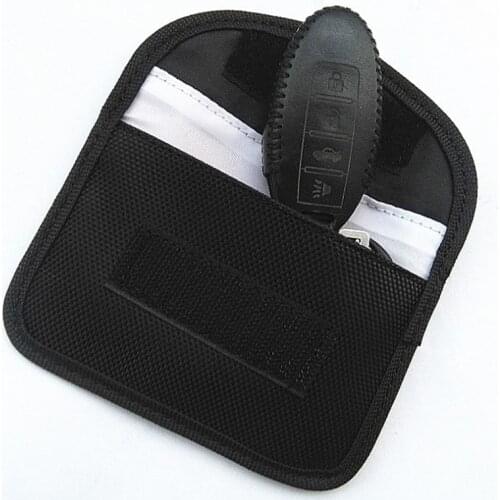 Faraday Car Key RFID Signal Blocker Bags Portable ID Card Bag FOB Signal Shielding Pouch for Privacy Protection Hot BAG1012