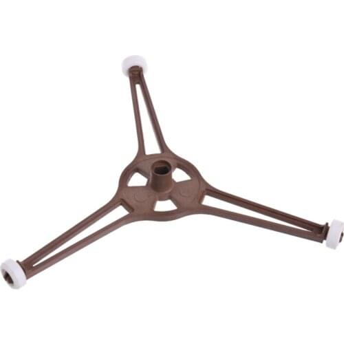 Microwave Oven Triangle Shaped Tray For Microwave Parts 24.5cm Flat Glass Plate