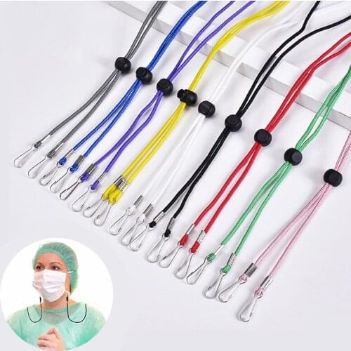 Q New Non-marking Mask Lanyard Mask storage artifact Portable mask storage chain Student chains for storing masks Glasses holder