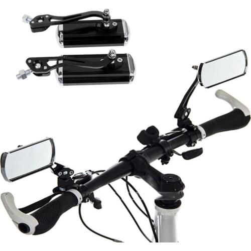 Aluminum Alloy Bicycle Rearview Mirror Bike Mirror Adjustable Handlebar Bike Accessories Parts For Road Bike Mountain Bike