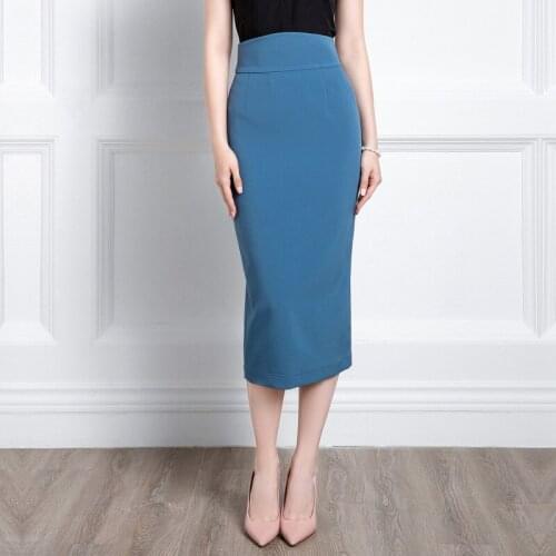 High End Temperament Skirt Mid Length WomenS High Waist 2021 Summer New Lady Slim Dress