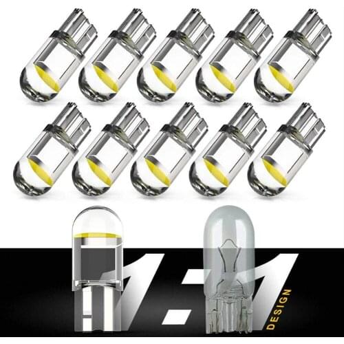 10x T10 W5W Car LED Bulb Canbus No Error Auto Lamp for Lada Granta Kalina 2 1 Priora Vaz Niva Largus 2110 2114 4x4 Xray