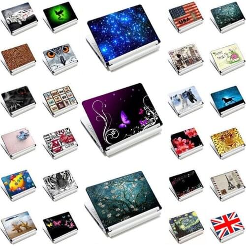 16"17"17.3"17.4" Prints PVC Laptop Decal Sticker Skin Cover Notebook Reusable Screen Protector for Macbook Lenovo HP ASUS DELL