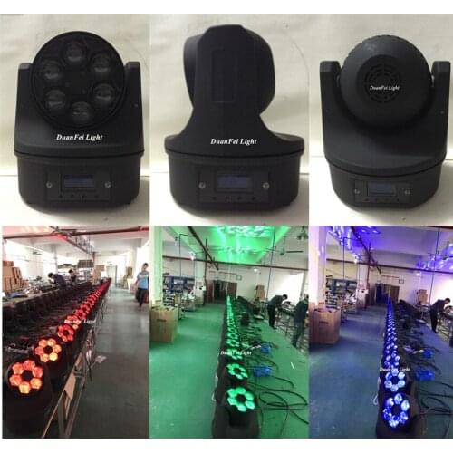 8pieces Dj Flower effect Mini bee eye 4-in-1 rgbw led beam moving head bee eyes 6x15w