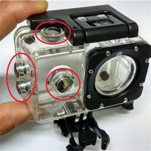 SJCAM SJ4000 Accessories Big Keys Waterproof Protective Housing Case Shell For SJ4000AIR SJ9000 SOOCOO C30 EKEN H9 Action Camera