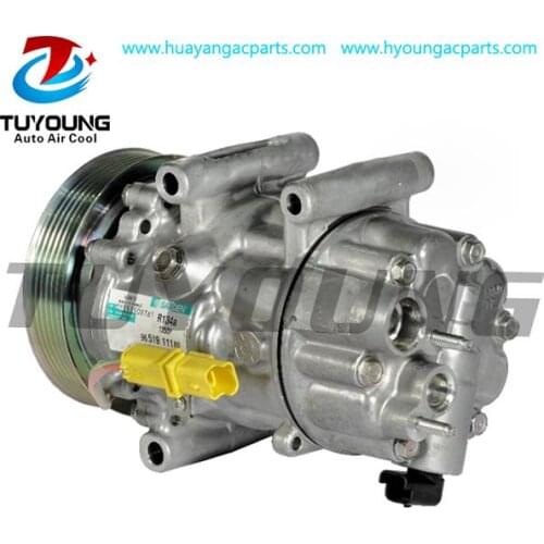 SD6C12 Car A/c Air Compressor For Citroen C4 Peugeot 307 6453QQ 9651911180 9659875980 9671334080