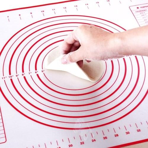 Oversize Non Stick Rolling Dough Mat Food Grade Silicone Baking Mats Kitchen Crepes Pizza Dough Non-stick Pan Pastry Mat