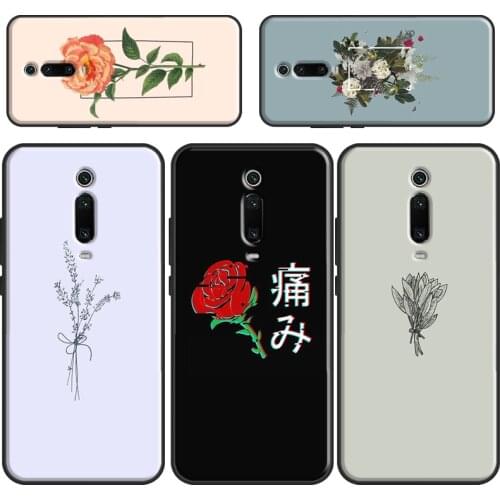 Aesthetics Flower For Xiaomi Mi 11 Lite Case For Xiaomi Mi 11 Ultra 9 10 Lite 10T Pro POCO F3 M3 X3 Pro Case