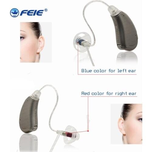 Digital Hearing Aid Severe Loss RIC Ear Aids MY-19 2 Pieces Noise Reduction Hearing Assistant Sound Amplifier For Elderly Deaf