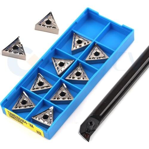 1Pc S16Q-MTLNR16 S20R S25S CNC Lathe Internal Turning Tools Holder +10Pcs Machine TNMG Carbide Insert Anti Vibration General Cut