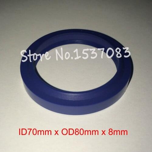 Hydraulic ram cylinder seals wiper seal o ring rod ring gasket 70mm x 80mm x 6mm x 8mm