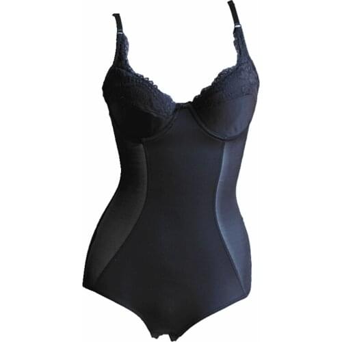 Women Binders Shapers Seamless Full Bodysuit Shapewear Slip Tummy Shaper Waist Trainer Black Corset With Bra Slimming Underwear