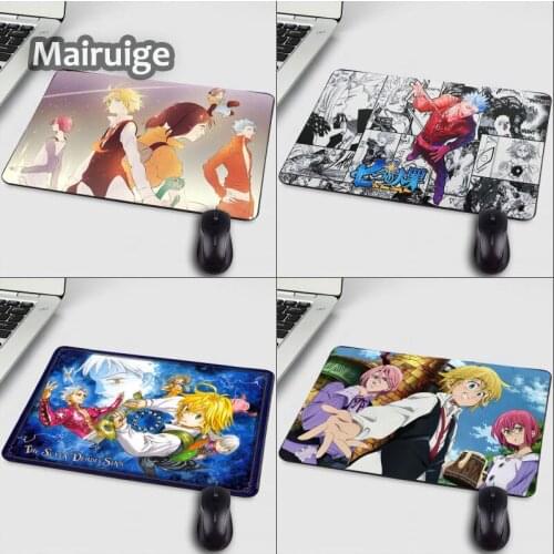 Mairuige 250x290x2MM Size Pc Gamer Gaming Mousepad The Seven Deadly Sins Japan Anime Comic Tablet Minirubber Mat for Decoration