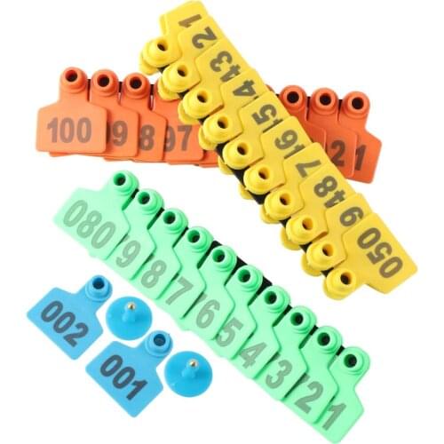 Three Color Options Laser With The Word Pig Ear Signage Pig Cattle Sheep Identification Number Sows Ear Plate