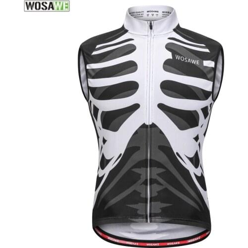 WOSAWE Summer Sleeveless Cycling Vest Quick Drying MTB Clothing Bicycle Maillot Ciclismo Sportwear Breathable Clothes