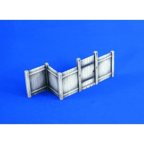 Scene model resin wood fence 1:35