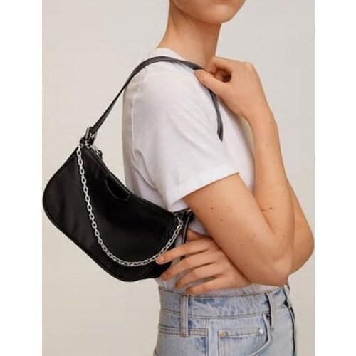 New Simple Summer Light Bags Women Handbags Oxford Chain bags Shoulder Bags Zipper Female Chic Bags
