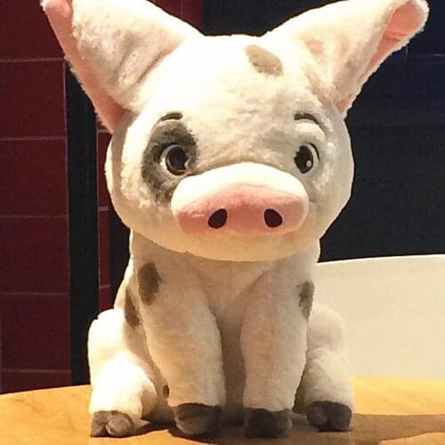 Original Disney Moana Maui Heihei Pet Pig Pua Cute Stuffed Animals Plush Lovely Childrens Christmas Presents 35cm Classic Toys