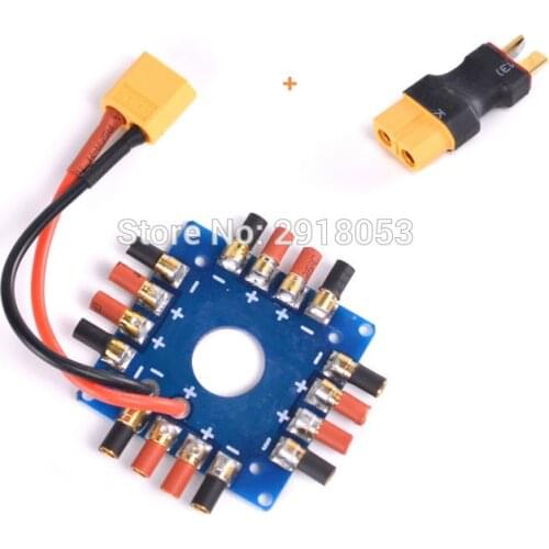 ESC Distribution Board Connection Board with 3.5mm banana For F450 S500 S550 ZD550 ZD850 Multi-rotor