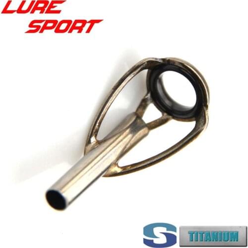Titanium Frame SIC Ring 2pcs TIXLRST Top Guide Rod Building Component Pole Repair DIY Accessory Seaguide