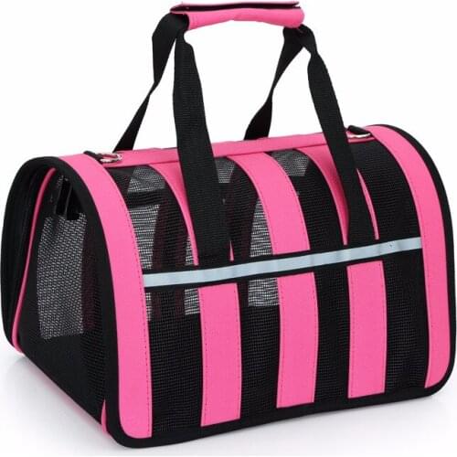Dogs Pet Hanging Bag Cat Bag Outdoor Travel Handbag Portable Stripe Travel Peggy Kitten Breathable Bag Summer Pet Supplies