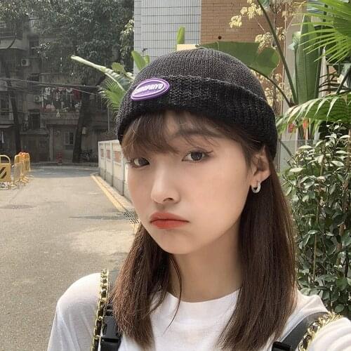 Knitted Hats for Women Skullcap Men Beanie Hat Winter Candy Colors Brimless Baggy Melon Cap Cuff Docker Fisherman Beanies Hats