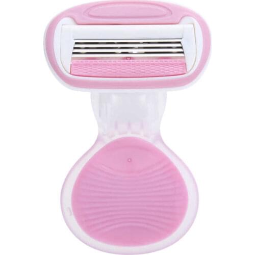 Women Manual Body Hair Shaver Trimmer Portable Face Leg Hair Removal Tool Epilator Pink Rolling Papers