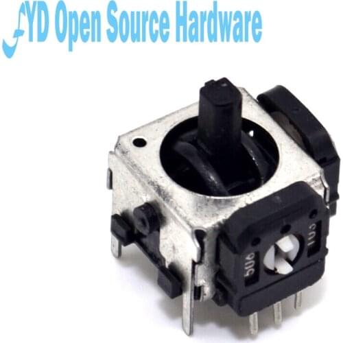 1pcs Small joystick potentiometer with hat game aircraft model joystick 10K automatic reset