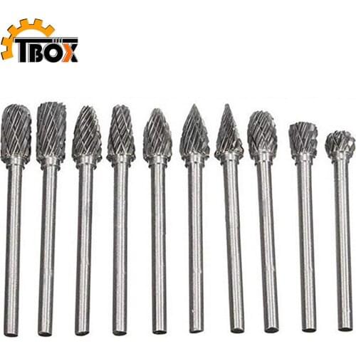 3*6mm Tungsten Carbide Milling Cutter Metal Drawing Rotary Tool Burr CNC Engraving Metalworking Milling Polishing Abrasive Tools