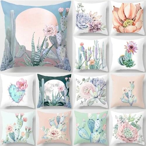 1Pcs 43*43cm Stripes Pink Mandala Cushion Cover Polyester Throw Pillow Cases Housse De Coussin Decorative Pillowcover Sofa 40552