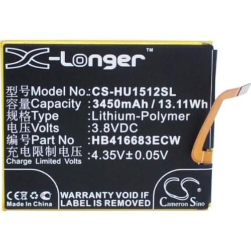 Cameron Sino 3450mah battery for GOOGLE Nexus 6P A1 A2 HB416683ECW for HUAWEI Angler H1511 H1512 HB416683ECW