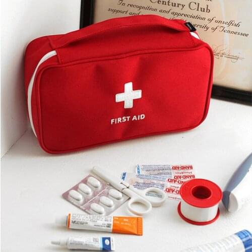 Camping Outdoor First Aid Emergency Medical Bag Medicine Drug Pill Box Home Survival Kit Storage Case Emerge Case