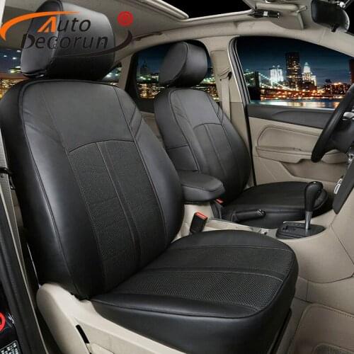 AutoDecorun PU leather seat cushion for infiniti QX80 QX56 seat covers set accessories custom fit car seat supports protectors
