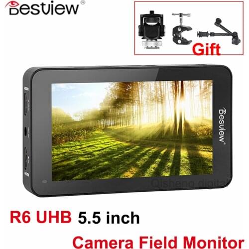 Besview Desview R6 UHB Monitor 4K HDMI FHD 1920x1080 3D LUT HDR Touch Screen 5.5 Inch on Camera Field Monitor for DSLR Camera