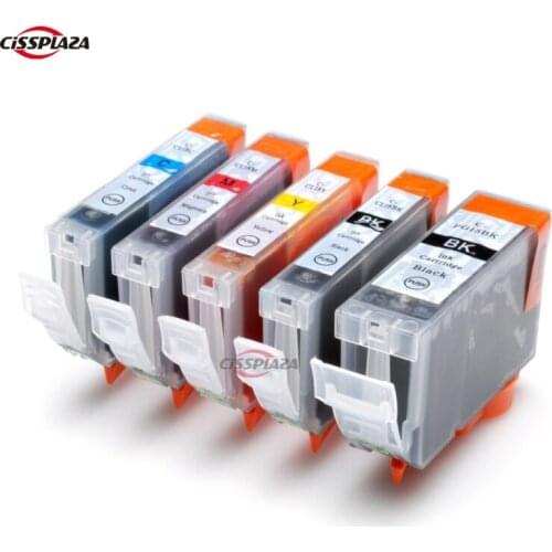 CISSPLAZA 10 Chipped Ink Cartridge for Canon IP3300 IP3500 IP4200