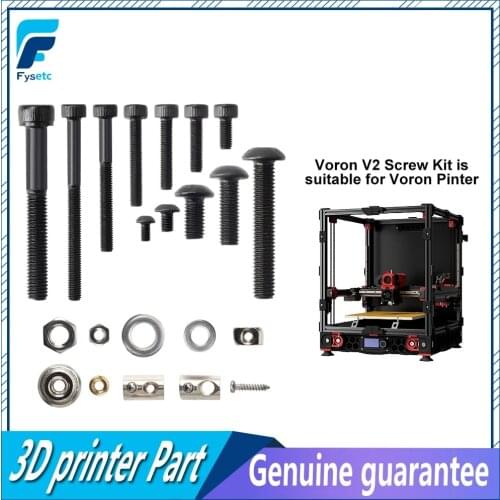 FYSETC Voron 2.4 3d Printer Switchwire Project Fasteners Screws Nuts Full Kit V2.4 3D Printer Screws Full Kit