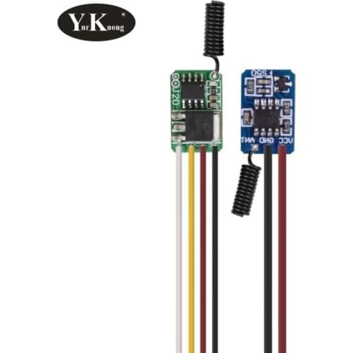 Mini remote control switch RF Remote PCB Board 1527 433.92MHZ Power on Transmitting Signal for Alarm system low standby current