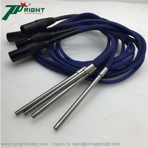 Dia.6.5 x100mm cartridge heater rod for rosin press aluminium plate