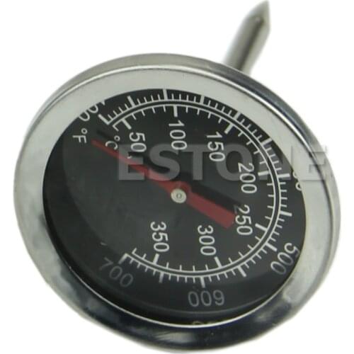 Stainless Steel New Oven Cooking Milk BBQ Meat Food Thermometer Gauge 400 centigrade