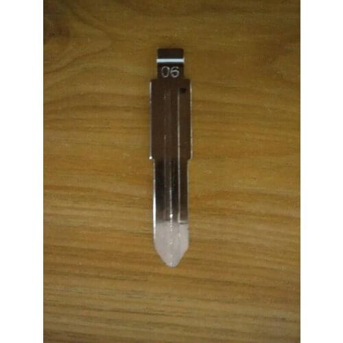 NO.06 Key Blade for Nissan Bluebird Cefiro Cedric Folding Flip key Blade Middle Groove