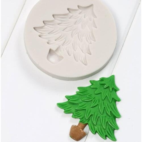 New Christmas Tree Silicone Mold Fondant Mould Cake Decorating Tools Chocolate, Gumpaste Mold, Sugarcraft ,Kitchen Gadgets