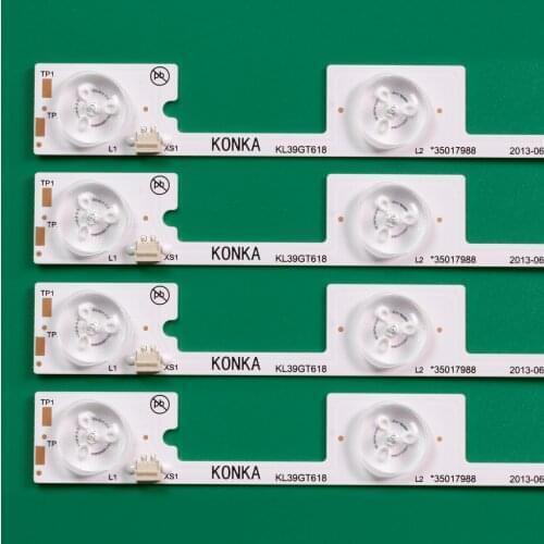 New 20 Pieces*5LED*6V 307mm LED strip for 39Inch TV KL39GT618 35017988 35017990