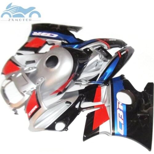 Bodyworks for HONDA CBR 600 F2 fairing kit 1991 1992 1993 1994 motorcycle fairings silver blue road CBR600 F2 91 93 94