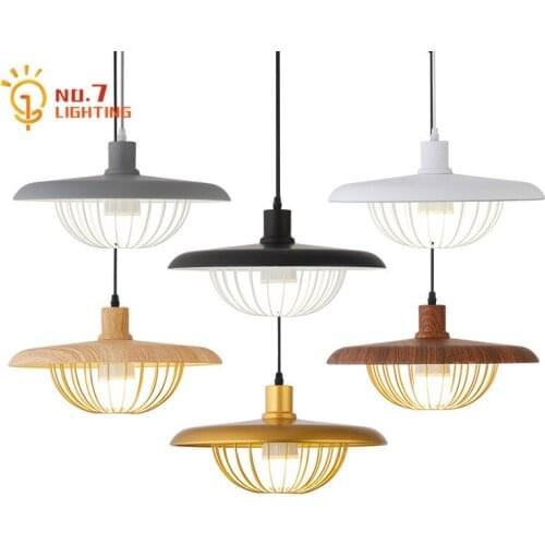 Scandinavian Design Macaroon Flying Saucer Pendant Lights Bedside Restaurant Iron Art Simple Led Hanging Lamp Living Room Study